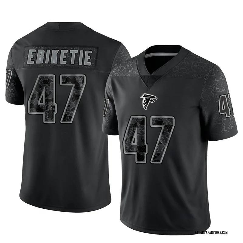 Arnold Ebiketie Atlanta Falcons Nike Game Player Jersey - Black