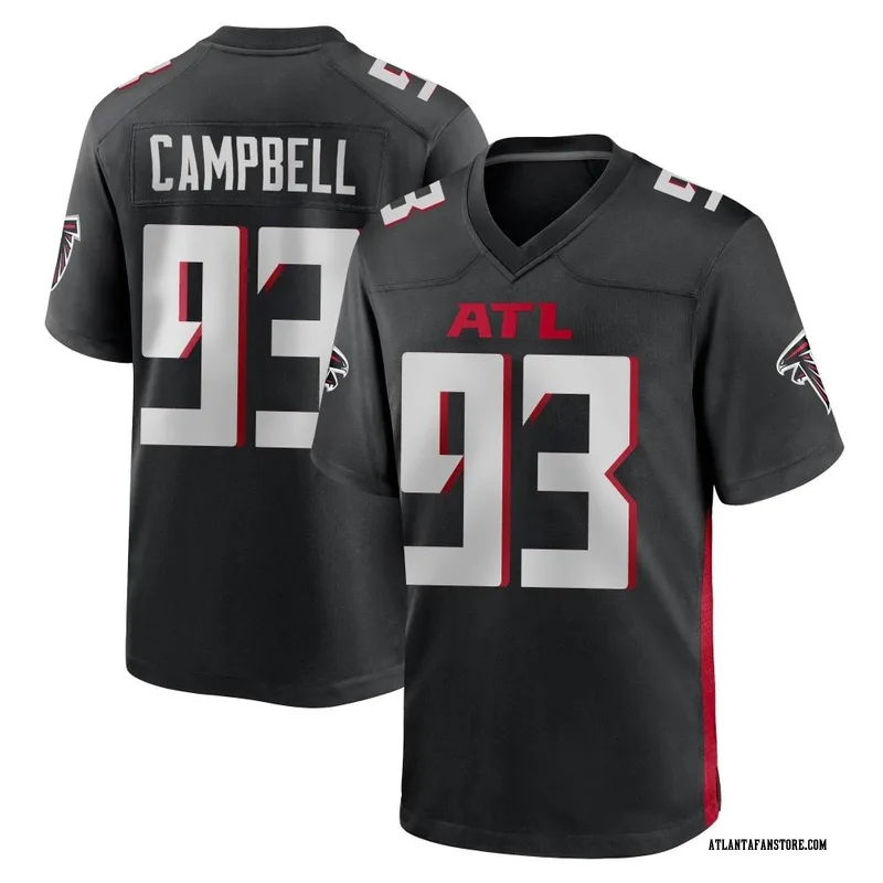 Top-selling Item] Calais Campbell 93 Atlanta Falcons Youth Game 3D Unisex  Jersey - White