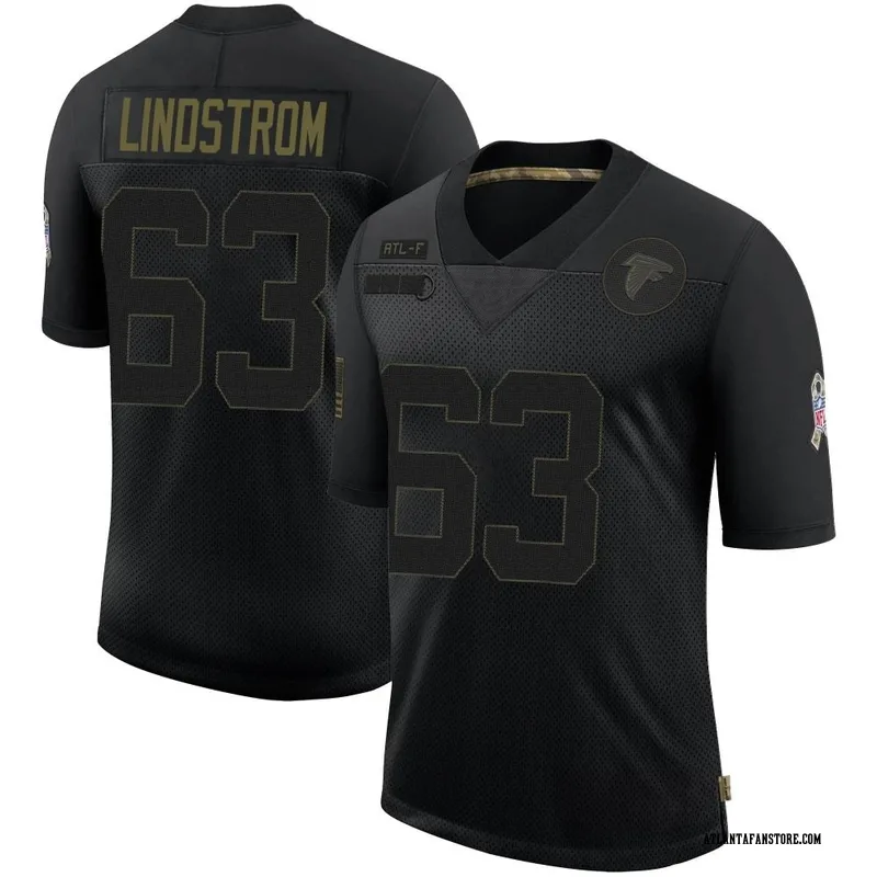 Atlanta Falcons Chris Lindstrom Red Color Rush Game Jersey - Bluefink