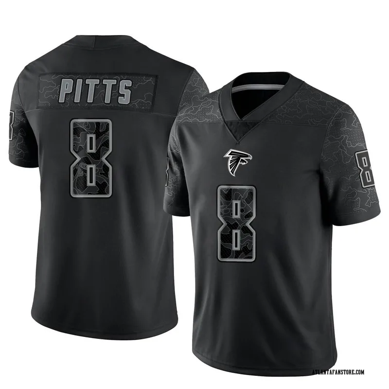 Nike Men's Atlanta Falcons Kyle Pitts #8 Black Game Jersey