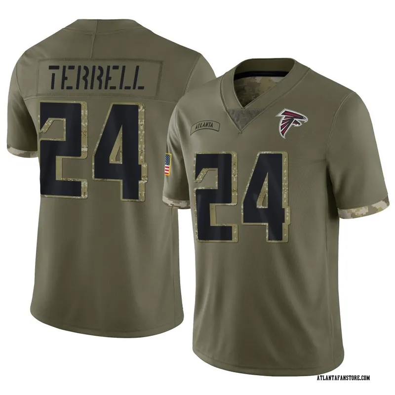 Atlanta Falcons Nike Road Game Jersey - White - A.J.Terrell JR. - Youth