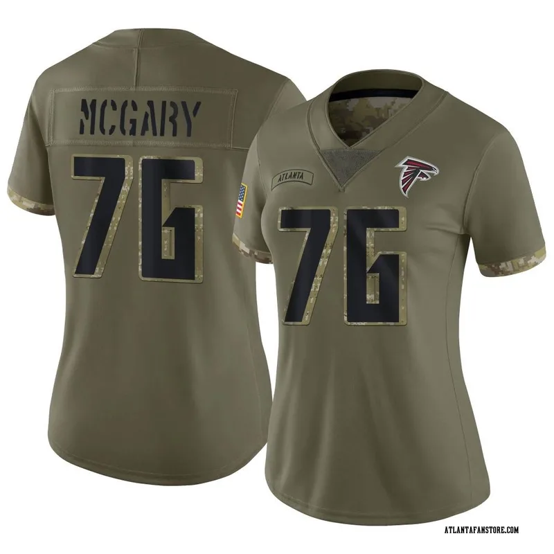 Atlanta Falcons #76 Kaleb Mcgary Red Legend Jersey - Bluefink