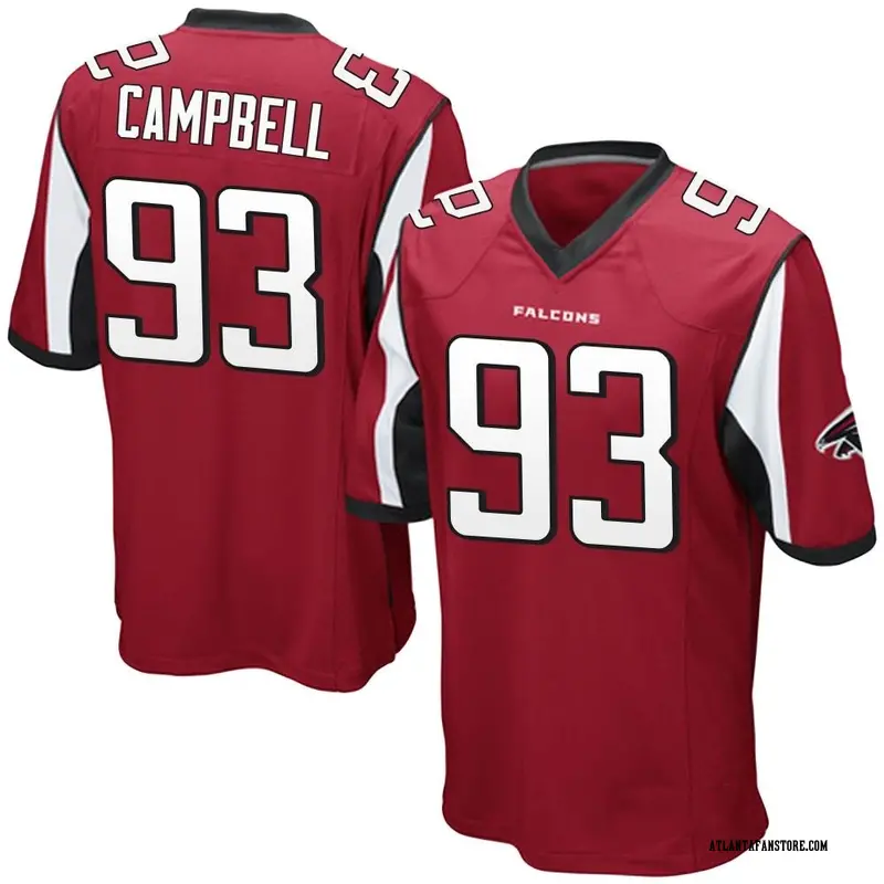 Top-selling Item] Calais Campbell 93 Atlanta Falcons Women Game 3D Unisex  Jersey - White