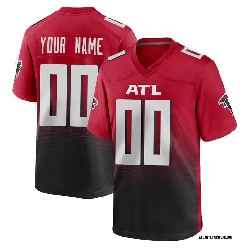 Men's Atlanta Falcons Red Alternate Custom Jersey, Falcons Jersey Cheap -  Reallgraphics