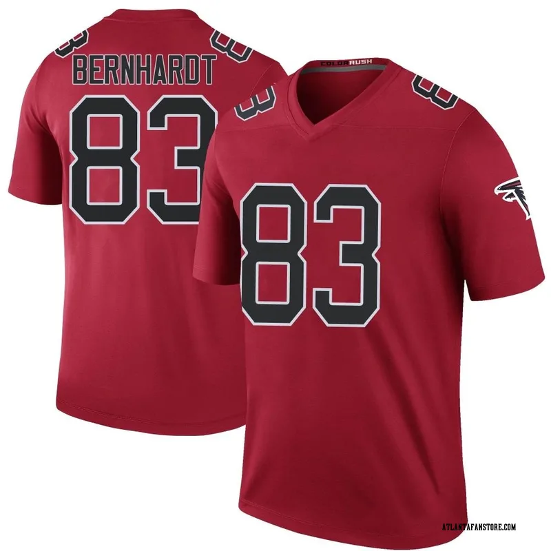 Jared Bernhardt Atlanta Falcons Game Player Jersey - Black - Bluefink