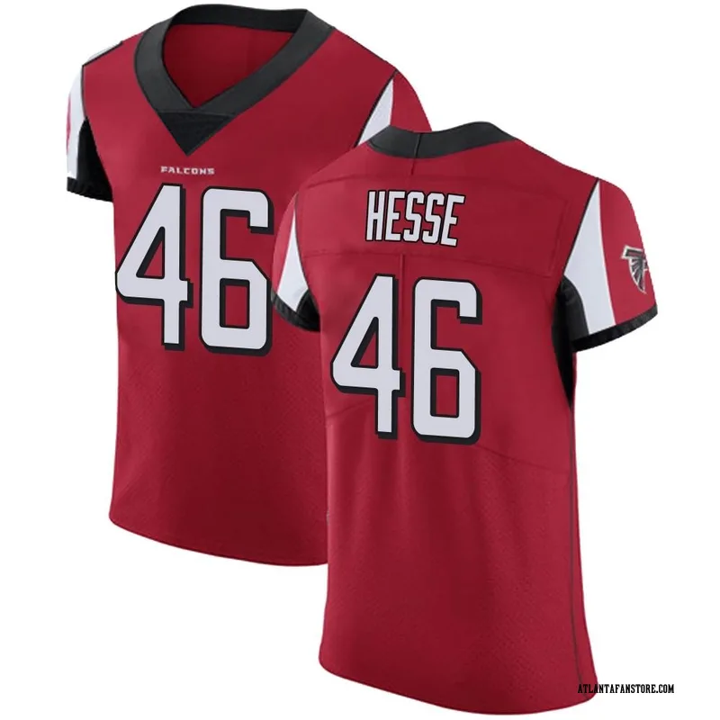 Parker Hesse Men's Nike Red Atlanta Falcons Alternate Custom Game Jersey Size: Extra Large