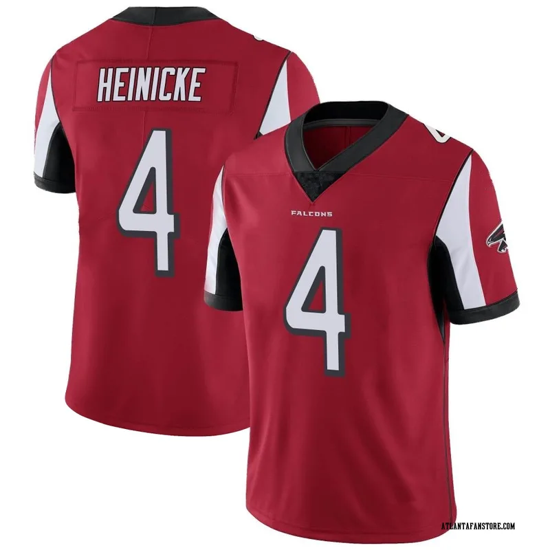 Taylor Heinicke 4 Atlanta Falcons Youth Game Jersey - White - Bluefink