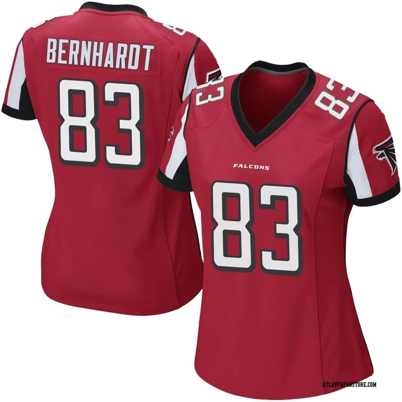 Jared Bernhardt Atlanta Falcons Game Player Jersey - Black - Bluefink