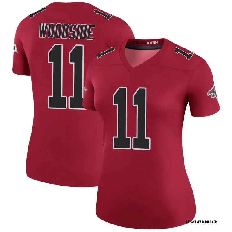 Men's Nike Logan Woodside Black Atlanta Falcons Team Game Jersey Size: 3XL