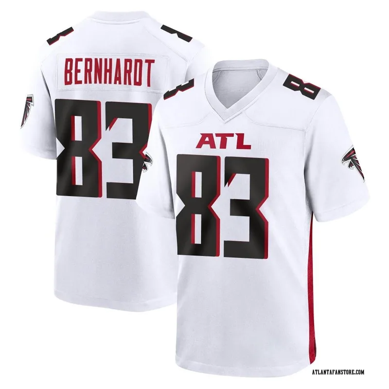 Jared Bernhardt Atlanta Falcons Game Player Jersey - Black - Bluefink