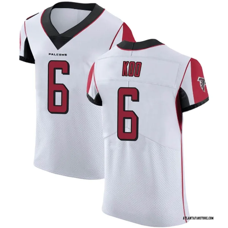 Atlanta Falcons Younghoe Koo Red 100th Season Vapor Limited Jersey in 2023