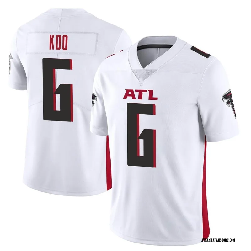 Atlanta Falcons Nike Road Game Jersey - White - Younghoe Koo - Mens