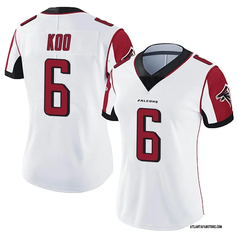 Younghoe Koo Falcons Black Game Jersey - All Stitched - Vgear